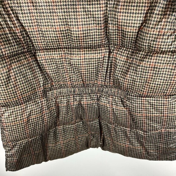 Ralph Lauren Houndstooth Plaid Puffer Jacket Size Large Outdoor Designer Casual - Picture 11 of 11